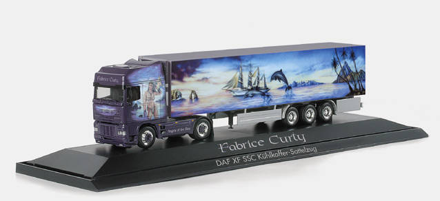 DAF XF SSC refrigerated box trailer "Fabrice Curty", PC