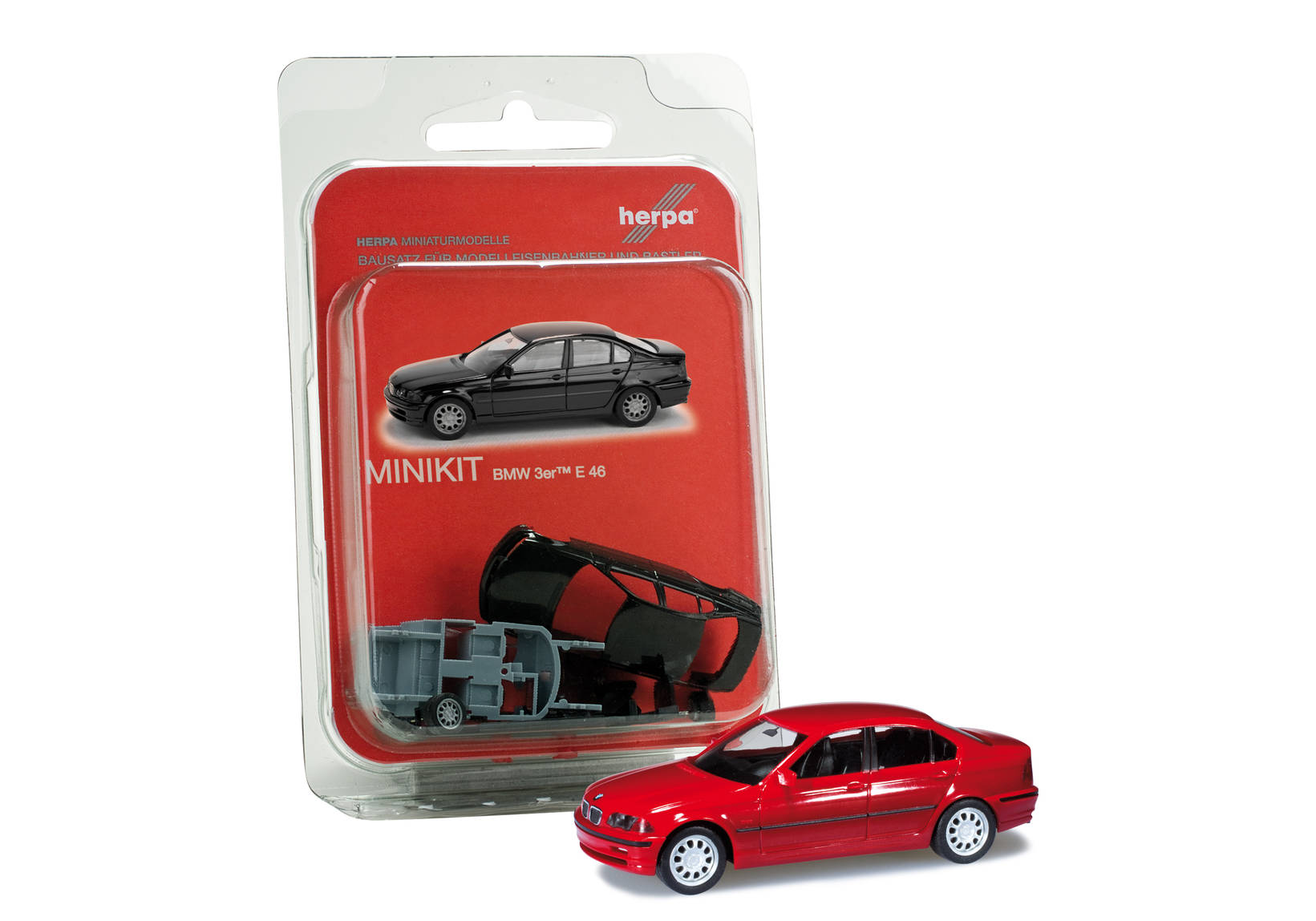Herpa MiniKit: BMW 3er E 46, rubinrot
