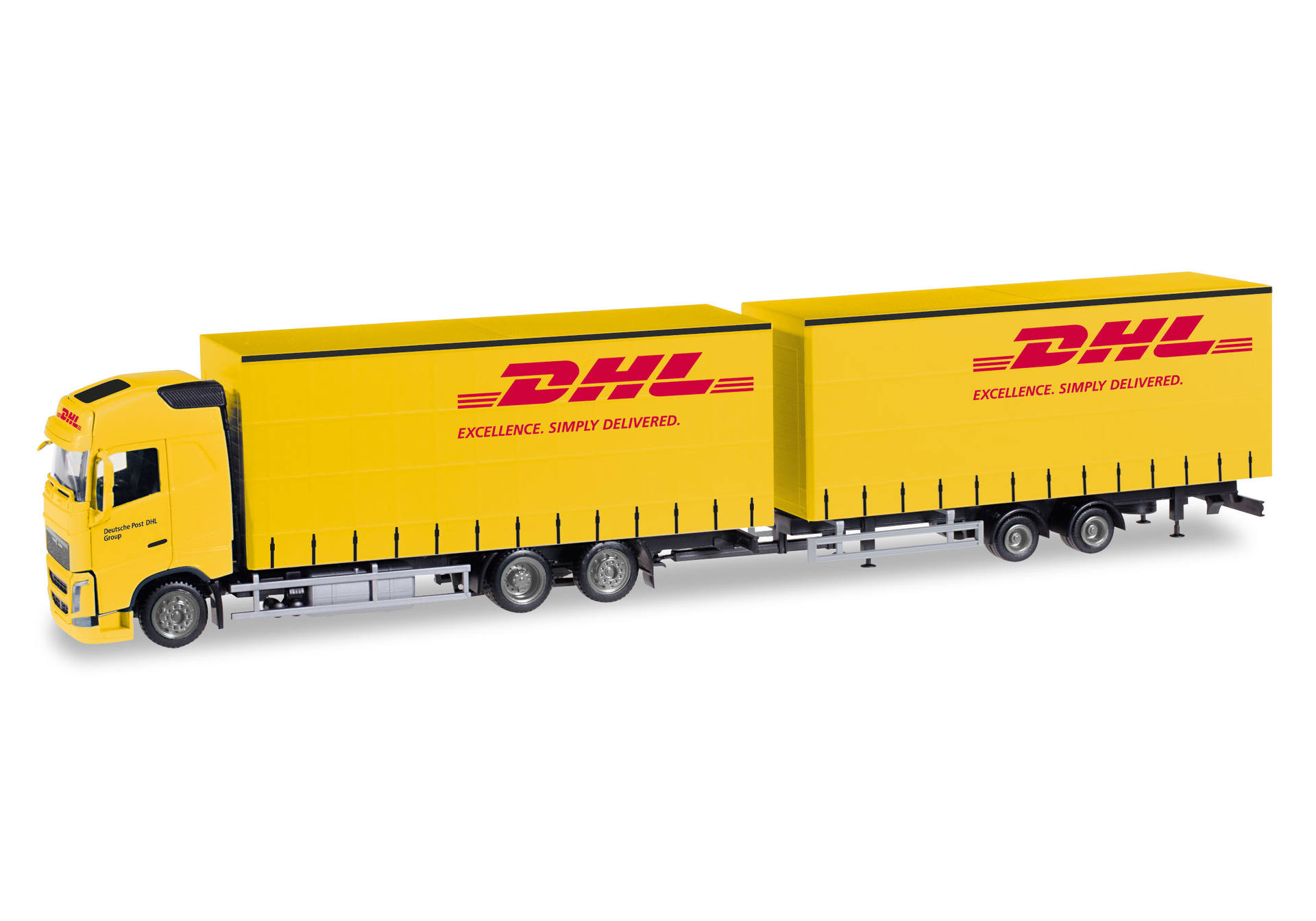 Volvo FH Gl. XL bulk volume trailer "DHL"