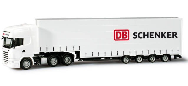 Scania R Topline volume semitrailer "DB Schenker"