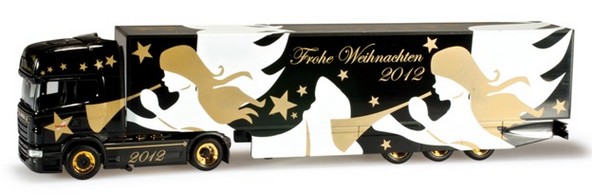 Scania R´09 TL Jumbocofan-Satta Train 2a/3a Herpa Christmas Truck 2012