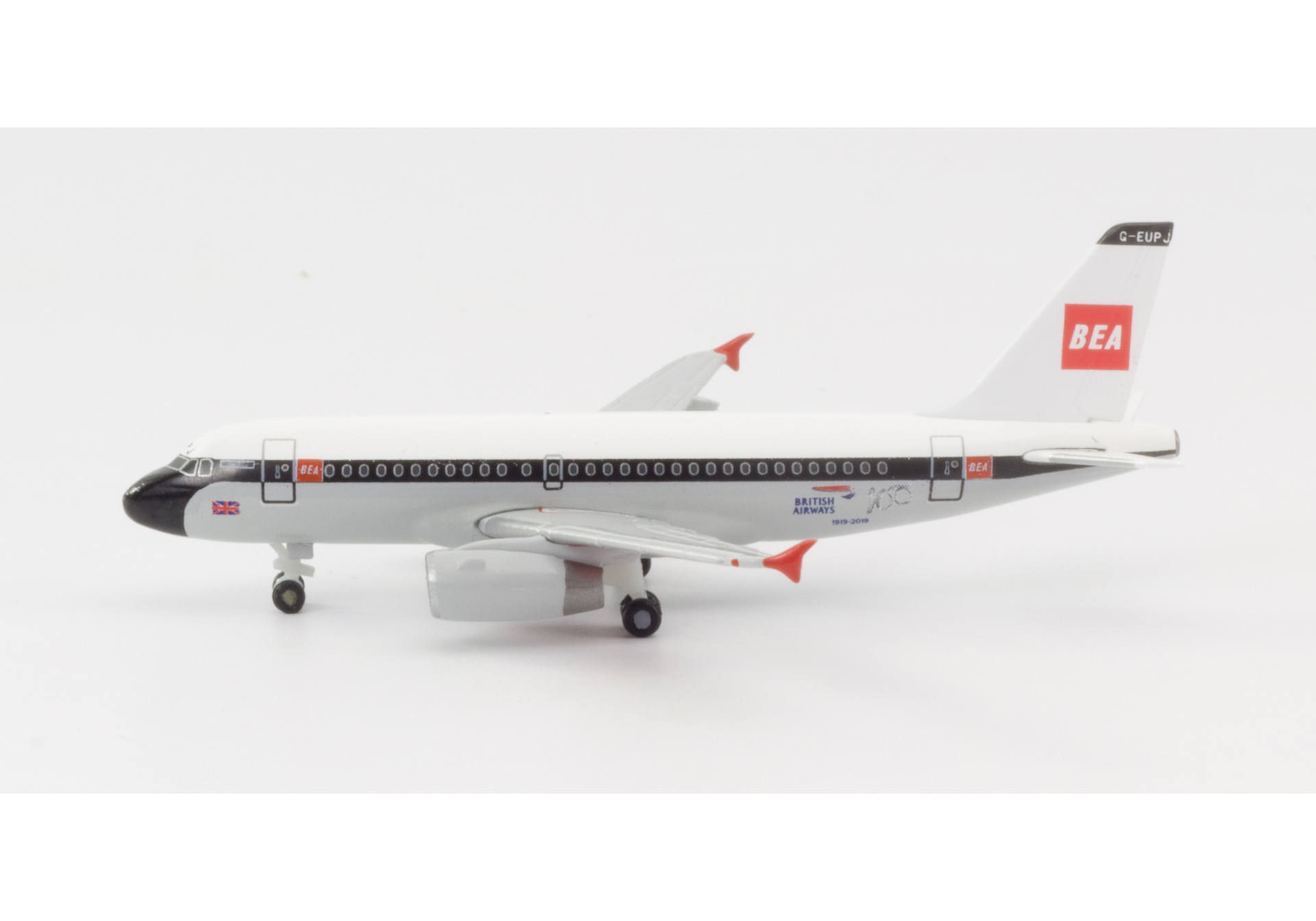 British Airways Airbus A319 "100th" BEA design