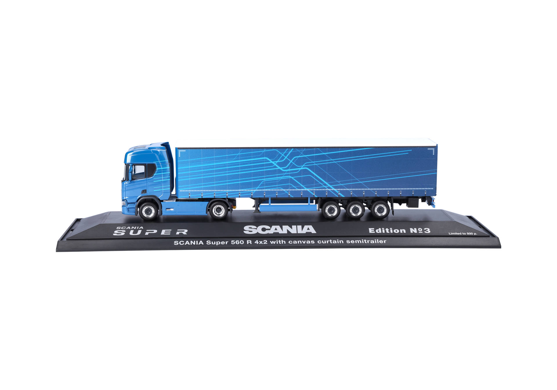 Scania CR20 high roof curtain canvas semitrailer truck 2/3a "SCANIA - IAA 2026"