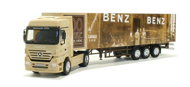 Mercedes-Benz Actros LH box semitrailer "May Market Mannheim 2006"