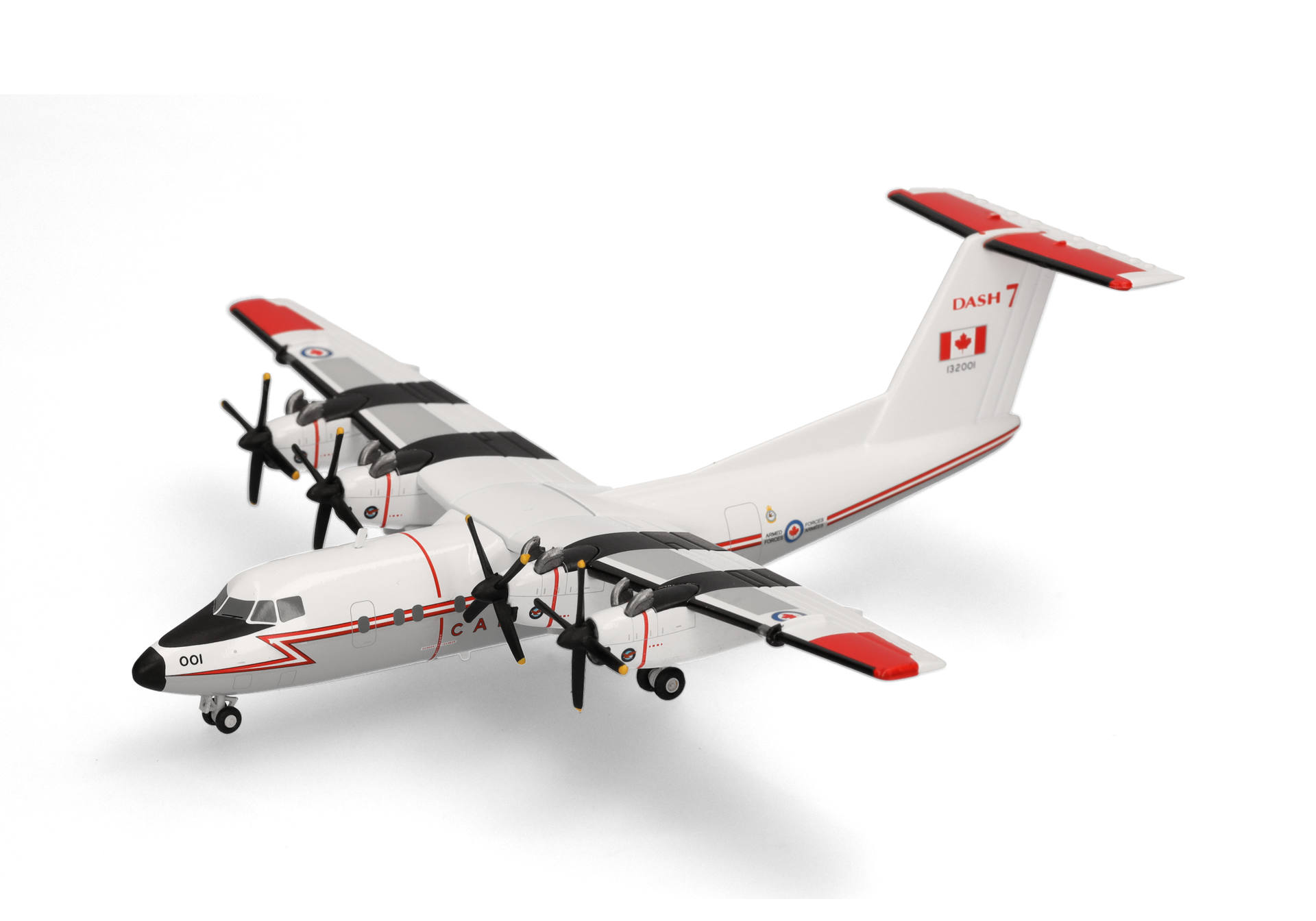 biplane, model, propeller, white, red