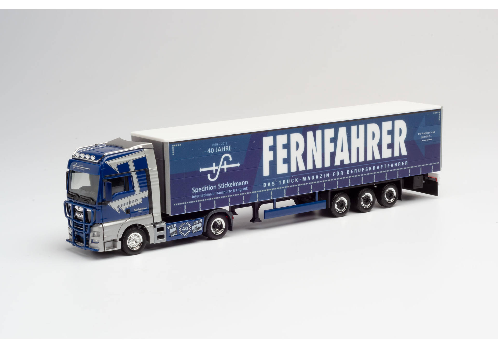 MAN TGX XXL Euro 4 Gardinenplanen-Sattelzug "Spedition Stickelmann / Fernfahrer"