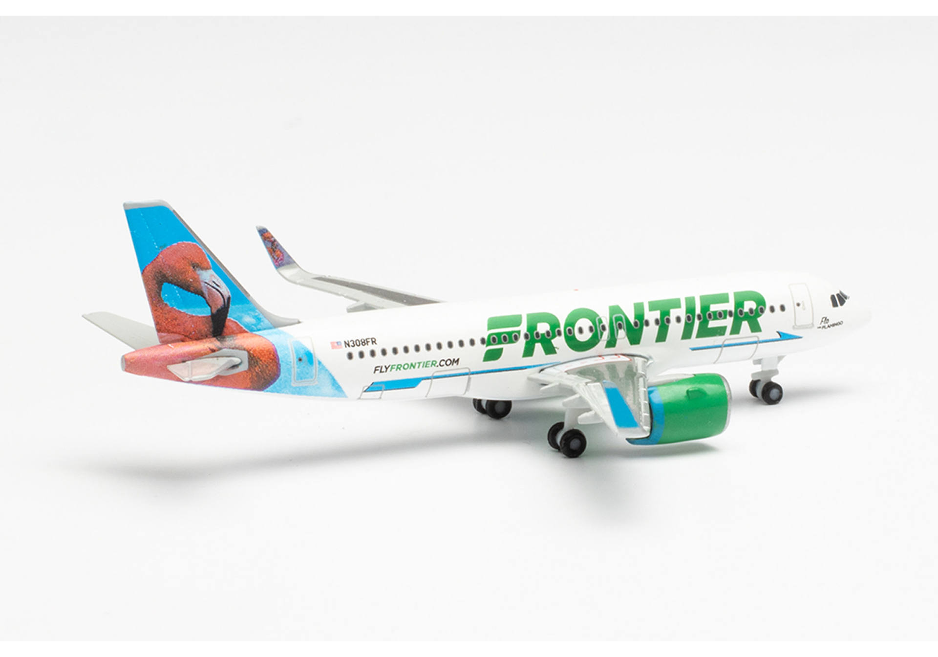 Frontier Airlines Airbus A320neo – N308FR „Flo the Flamingo“