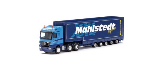 Mercedes-Benz Actros LH '02 (V8) Jumbo-Gardinenplanen-Sadtelzug