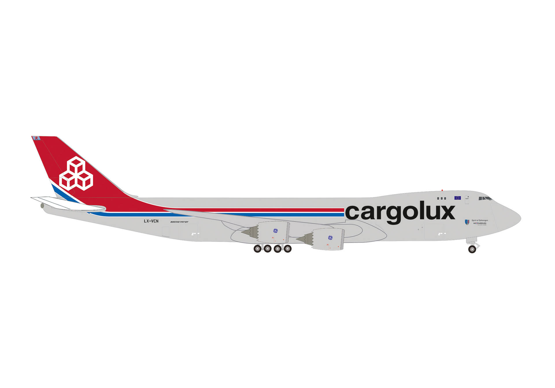 Cargolux Boeing 747-8F  – LX-VCN "Spirit of Schengen"