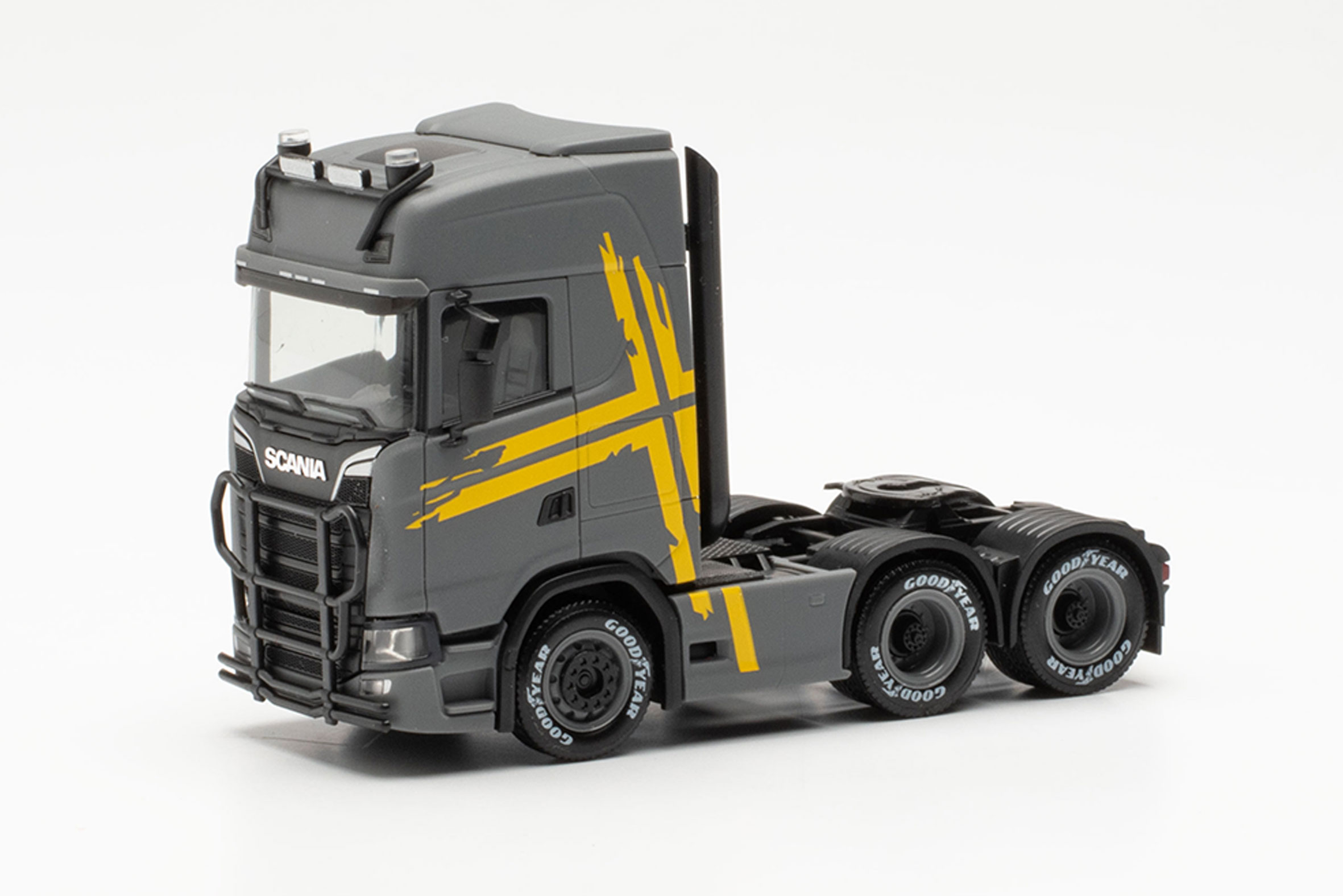 Scania CS 20 HD rigid tractor 3axles, dull grey