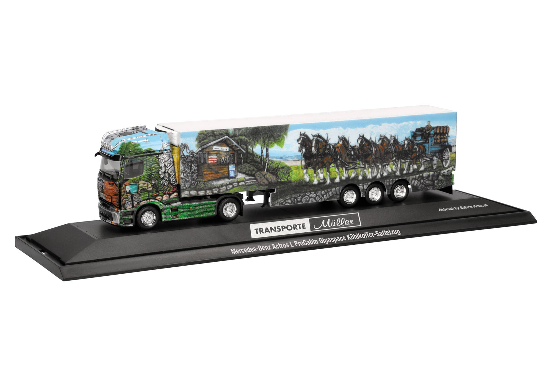 Mercedes-Benz Actros L ProCabin Gigaspace  refrigerated box semitrailer "Müller Transporte Essen"