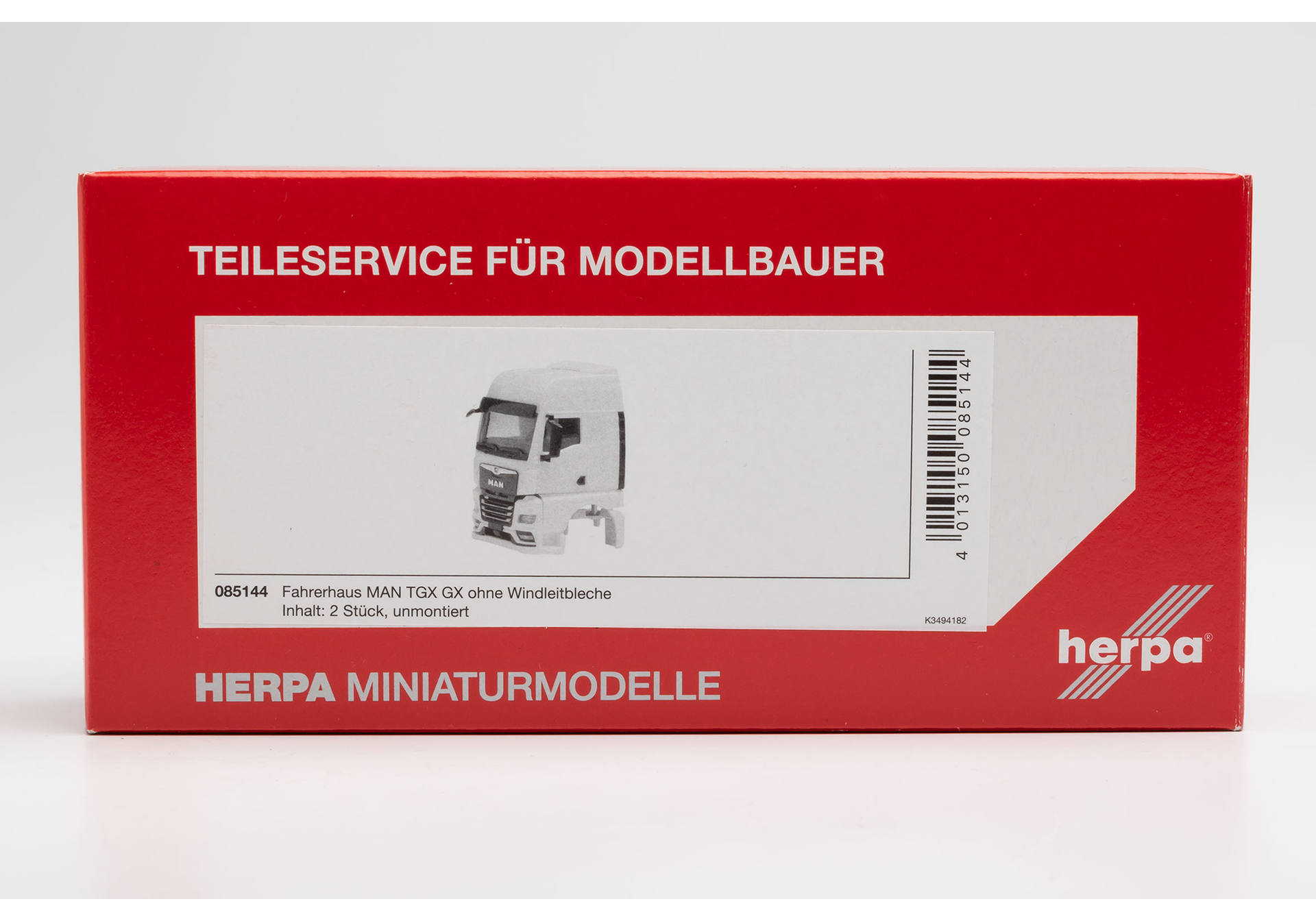 Teileservice Fahrerhaus MAN TGX GX ohne Windleitblech (2 Stück)