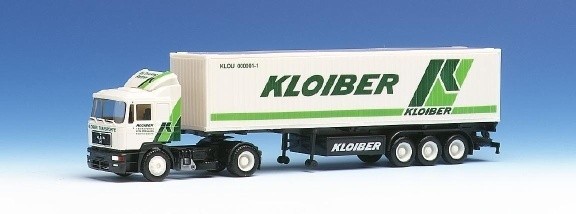 Man F2000 2A/3A container saddle train chassis black long -distance traffic