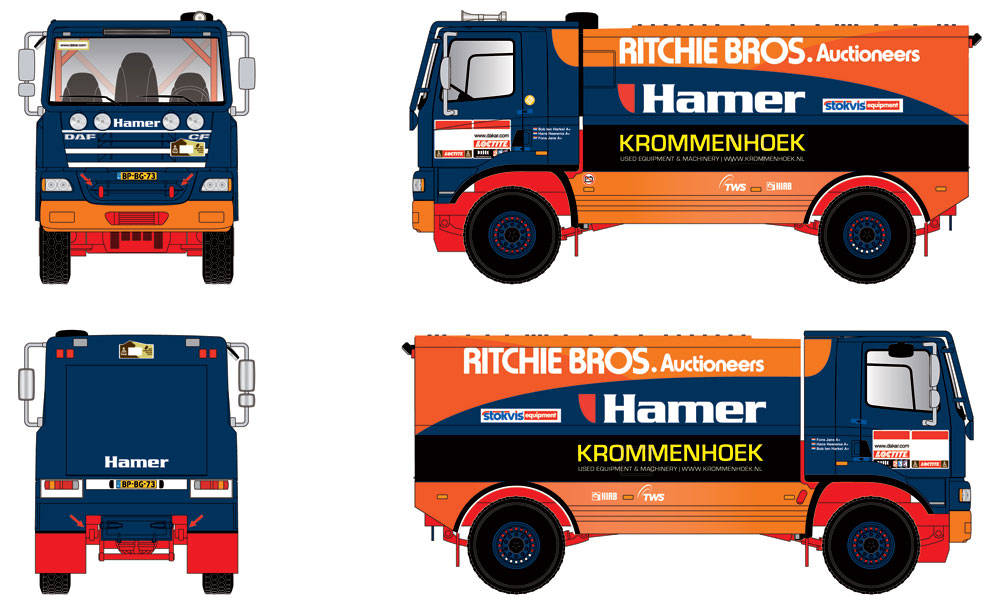 DAF CF Zugmaschine "Dakar Hamer Team" DAF CF Zugmaschine "Dakar Hamer Team"