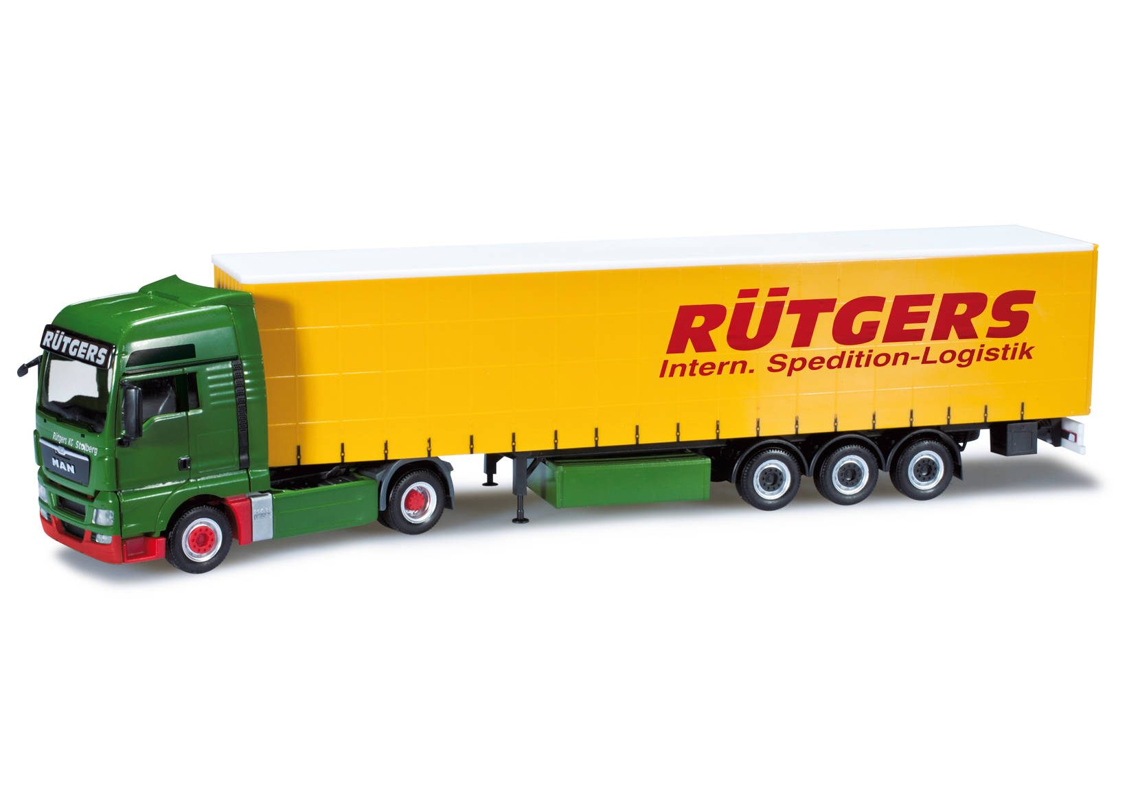 MAN TGX XXL Euro 5 Gardinenplanen-Sattelzug "Rütgers"