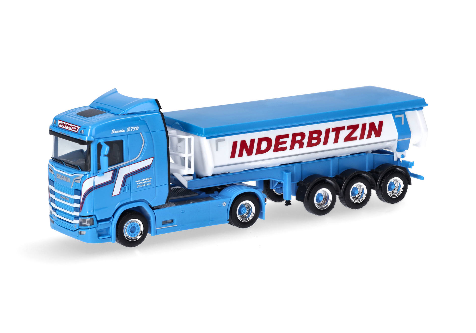 Scania CS20 ND dump semitrailer "Inderbitzin" (Swiss)