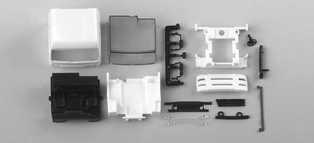 MAN TGA L driver's cabin without side skirting (incl. rear-view mirror)Content: 2 pcs.