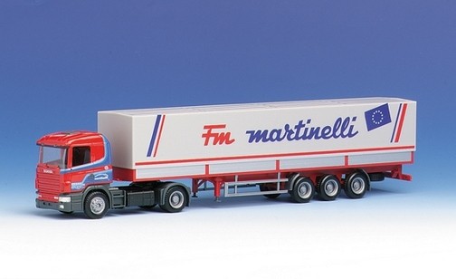 Scania 124 hl platform plane saddle train 2a/3a