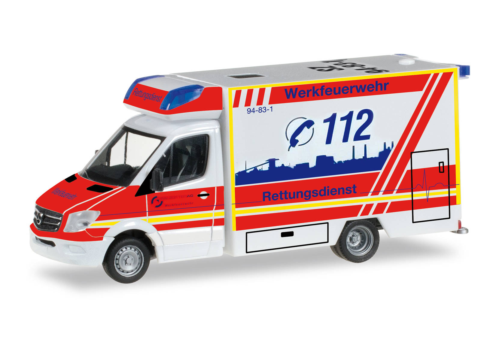Mercedes-Benz Sprinter Fahrtec Rettungswagen "Werkfeuerwehr Salzgitter"
