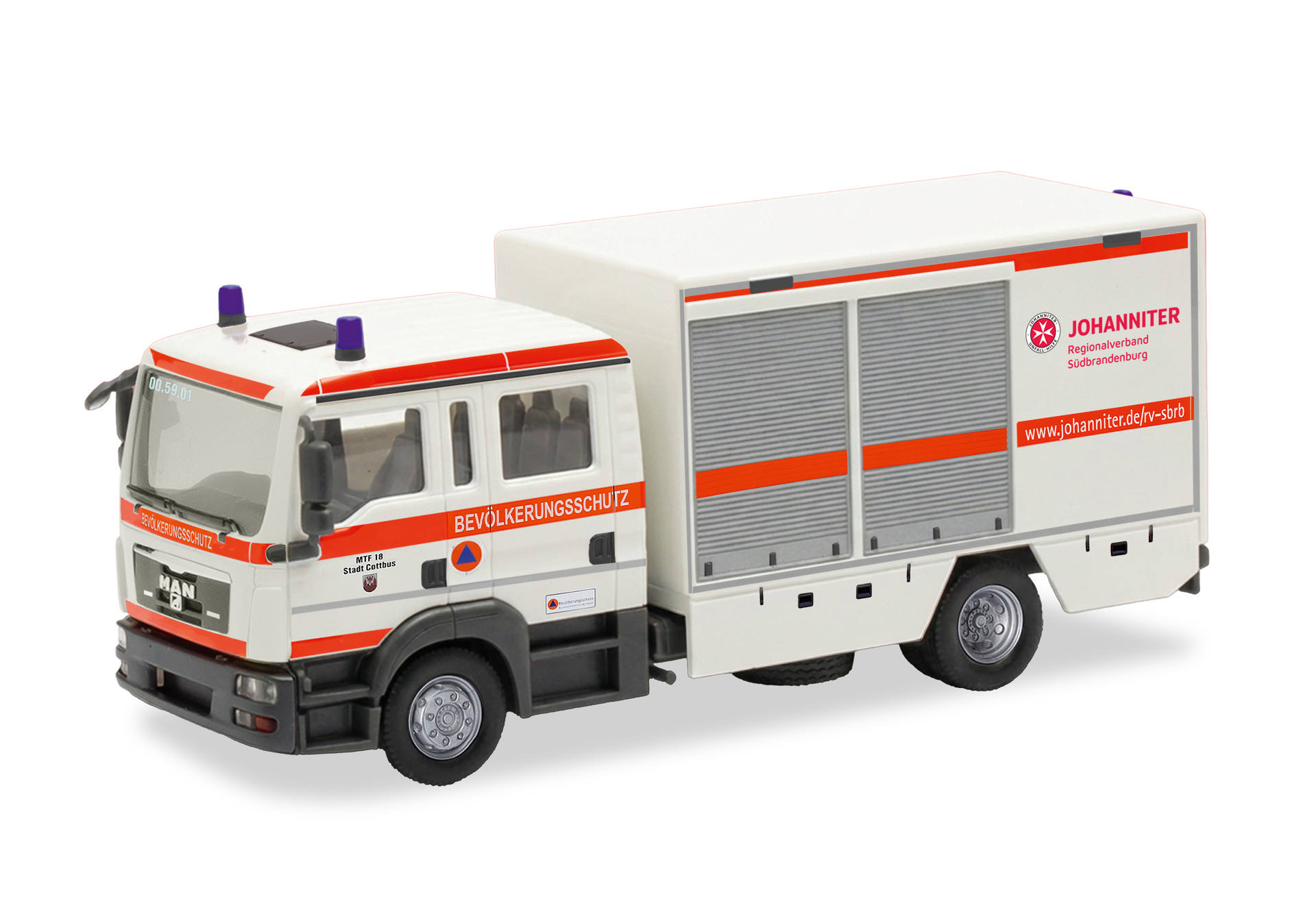 MAN TGL 08 GW-SAN medical equipement cart "The Johanniter Cottbus/Civil Protection"