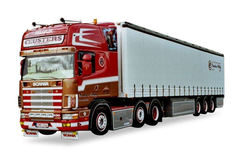 Scania 164 refrigerated semitrailer "Willy Ceusters"