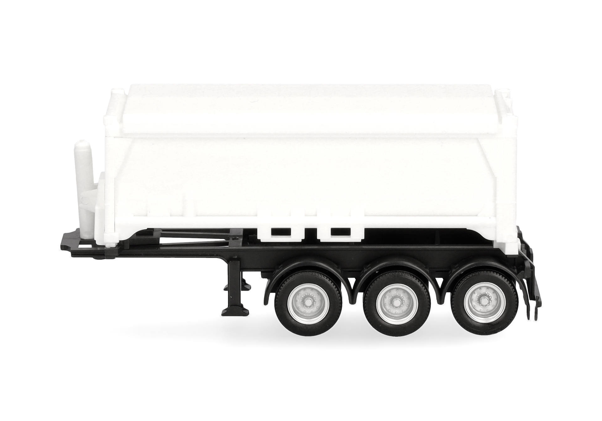 Abraumcontainerauflieger 3achs, weiß