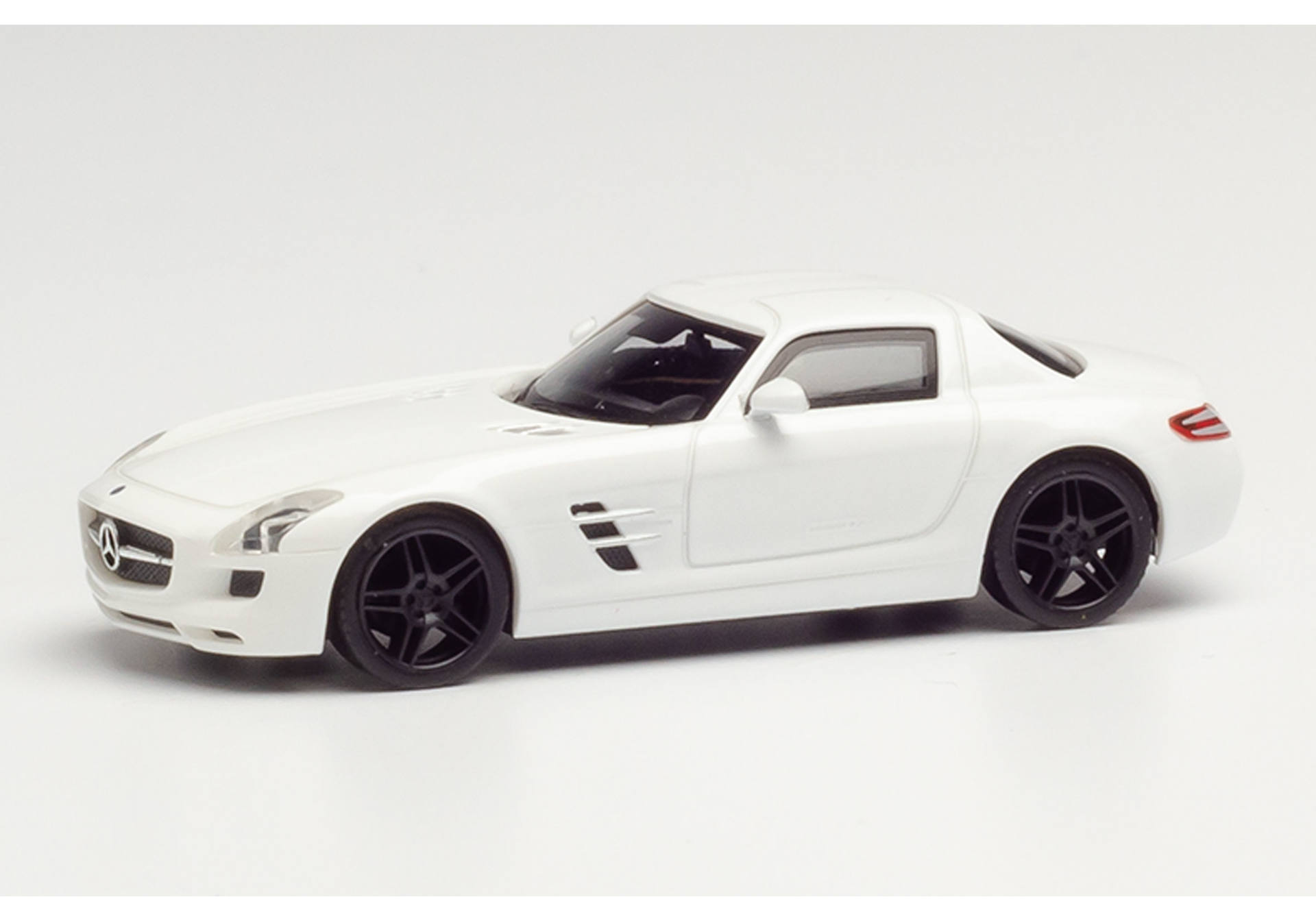 Mercedes-Benz SLS AMG, white with black rims