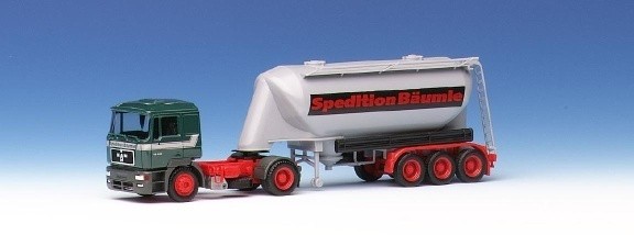 MAN F2000 udders' silver tray 2A/3A chassis red long -distance traffic