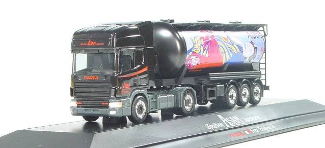 Scania Topline Silo-Sattelzug „Edo Geisha“ Asam Spedition