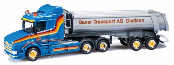 Scania Hauber Rundmindmulden-Sattelzug 3a/2a