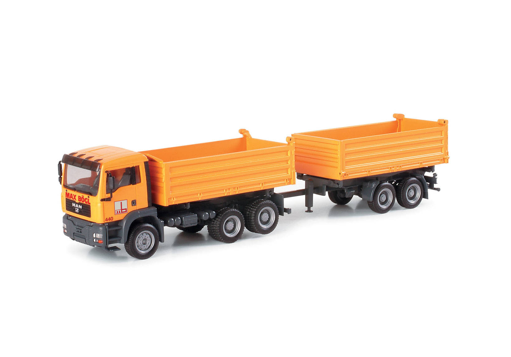 MAN TGA M axle dump trailer "Max Bögl"