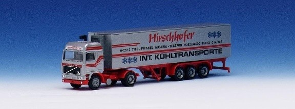Volvo F12 cold suitcase saddle train 2A/3A model for Austrian trade