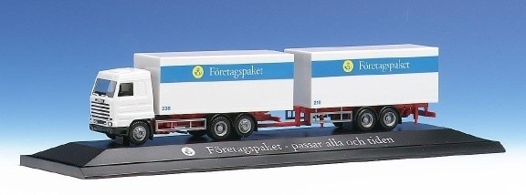 Scania 143 m streamline suitcase tandem hanger train 3A/2A special model for TS hobby