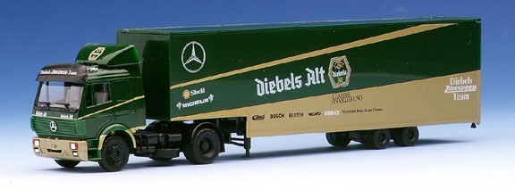 Mercedes-Benz SK '88 Jumbokoffer-Satelzug 2a/2a Rennverporter Motorsport "Diebels-Zakspeed team"