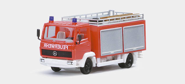 Mercedes-Benz TLF 8/18 with underride protection FW, daylight red