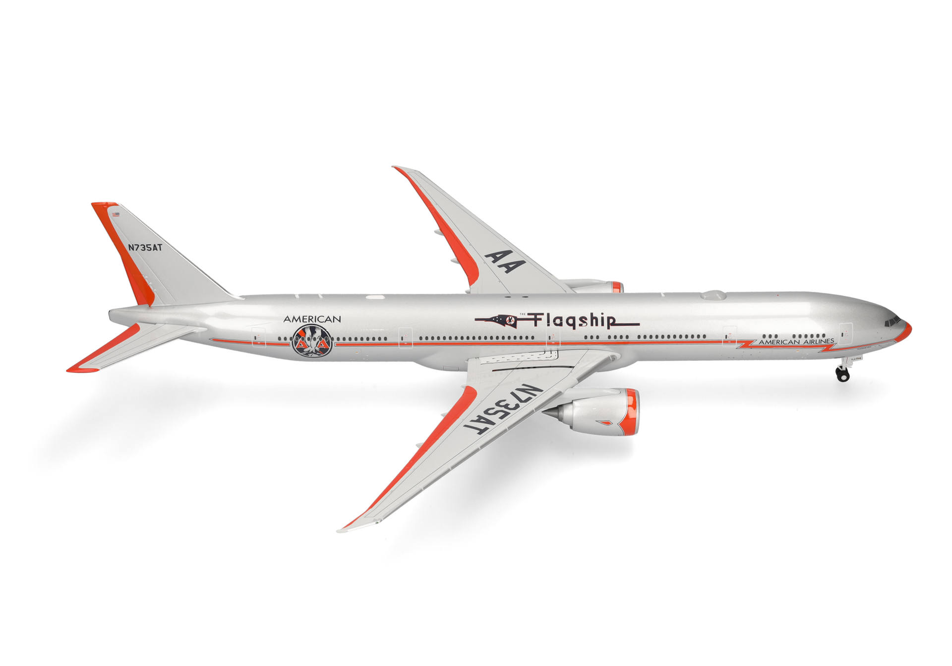 American Airlines Boeing 777-300ER - Flagship Heritage Livery - N735AT