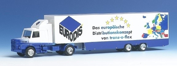 Scania Hauber 142 H Eurocoffer-Sattelzug 2a/2a