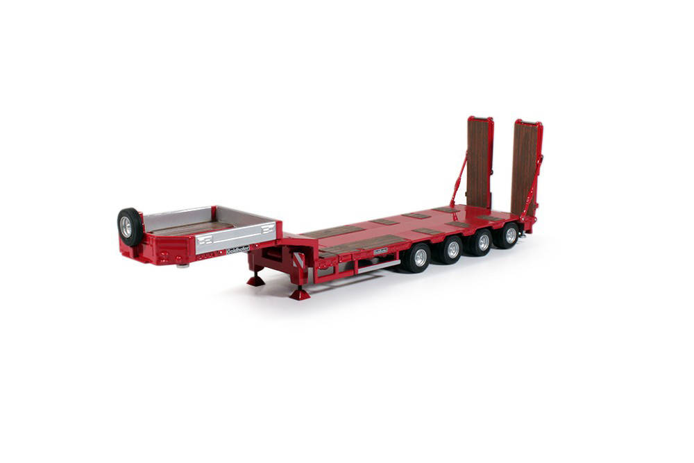 Goldhofer Tieflader 4-achs, rot