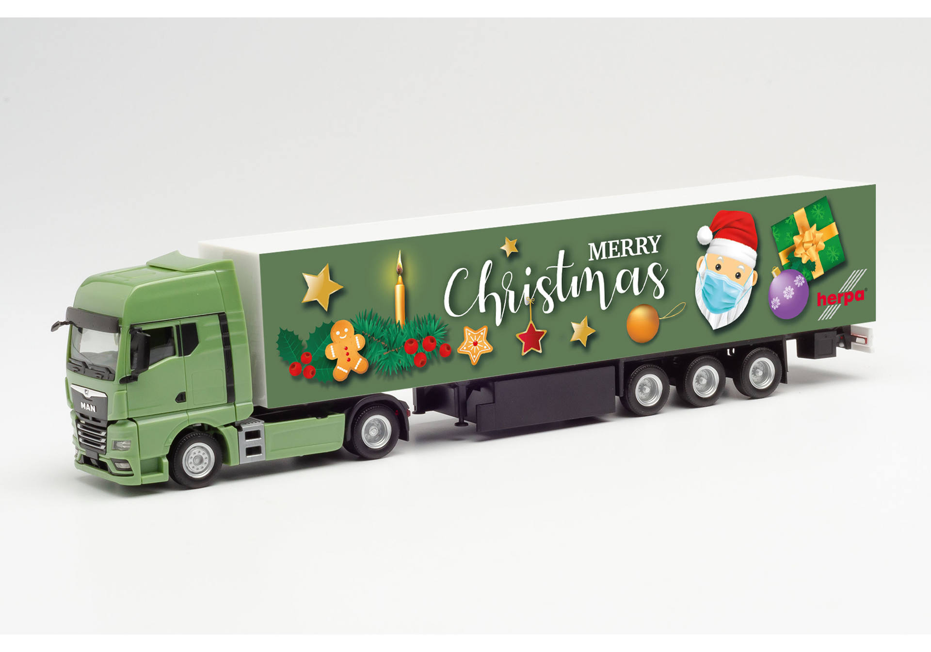 MAN TGX GX box semitrailer truck "1st Sunday in Advent 2020"