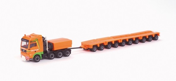 Man TGA XXL deep charging trailer train