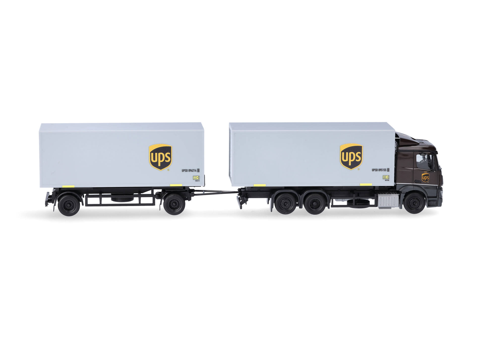 Mercedes-Benz Actros Classicspace Wechselkoffer-Hängerzug "UPS"