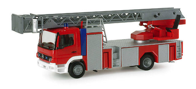 Mercedes-Benz Atego with turnable ladder L32, red