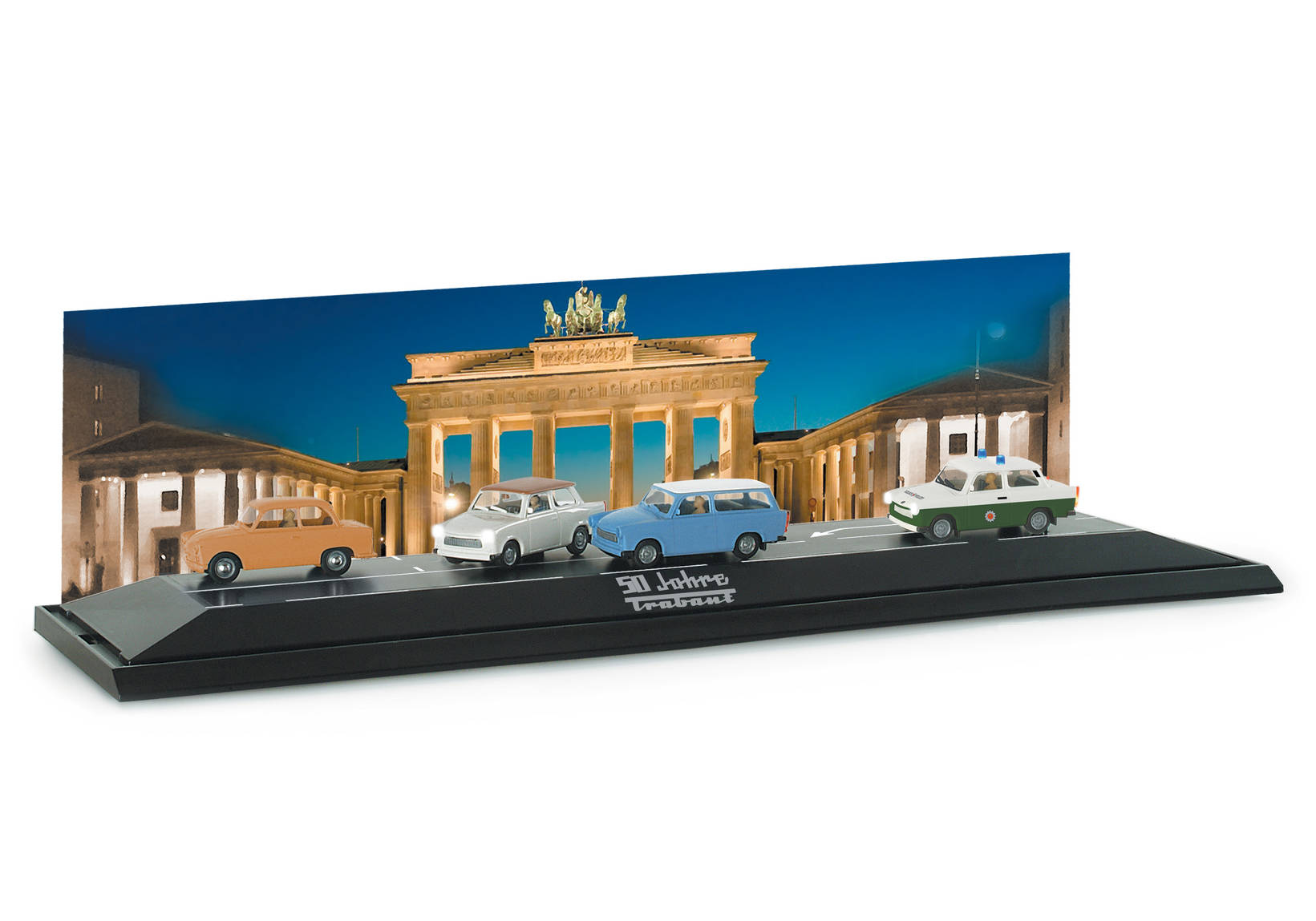 Trabi-Diorama "50 Jahre Trabant" Scenix-Diorama