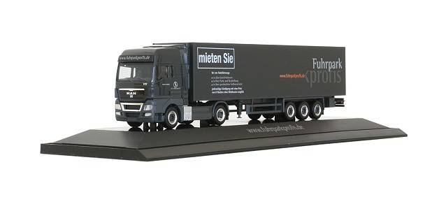 MAN TGX V8 refrigerated box semitrailer "Fuhrparkprofis", PC