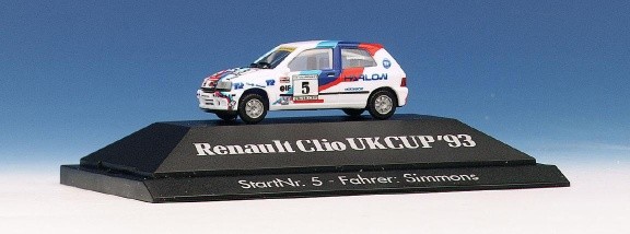 Renault Clio 16V Startnummer 5 Fahrer: Simmons