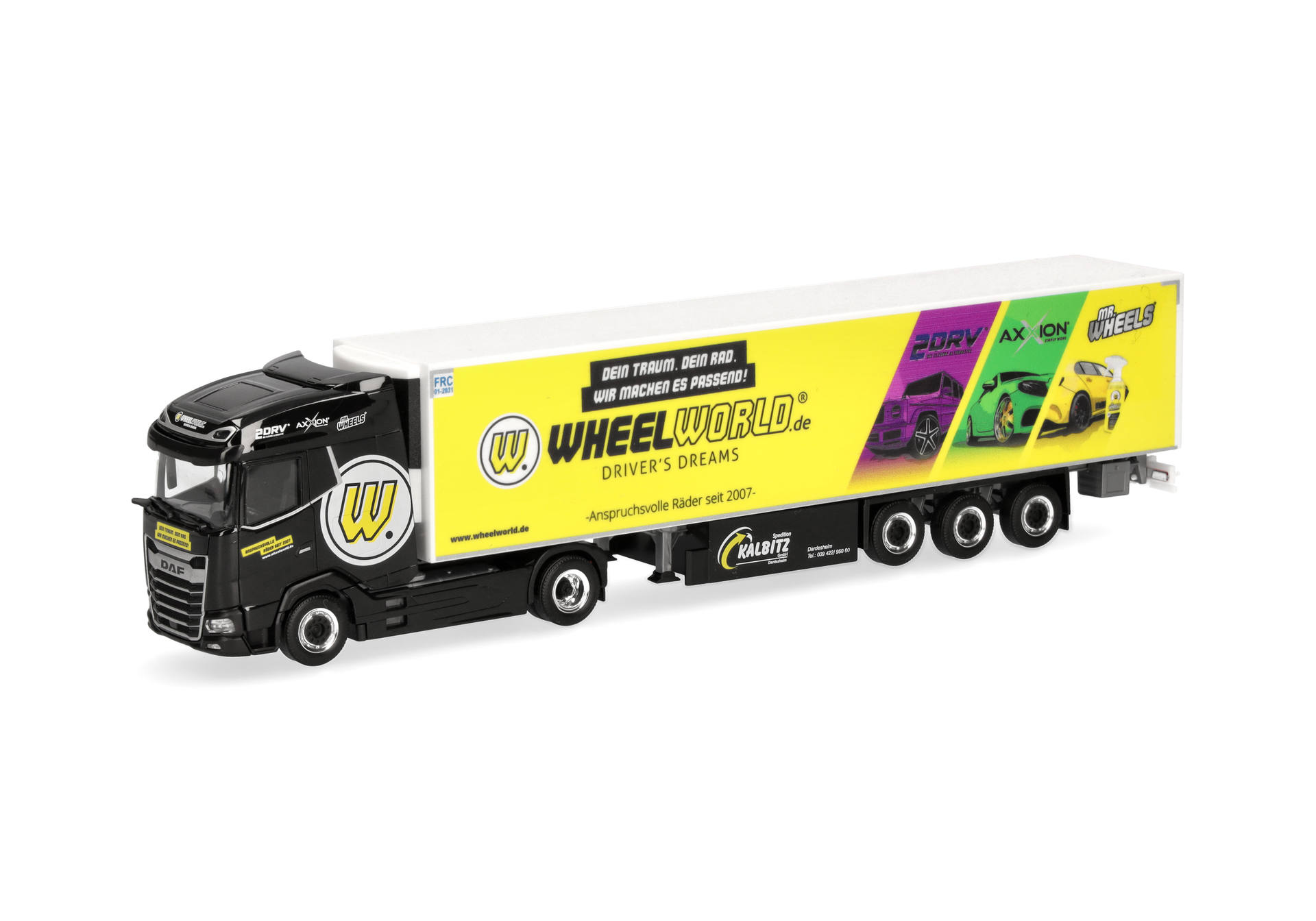 DAF XG refrigerated semitrailer "Spedition Kalbitz/Wheelworld-Driver-Dream"