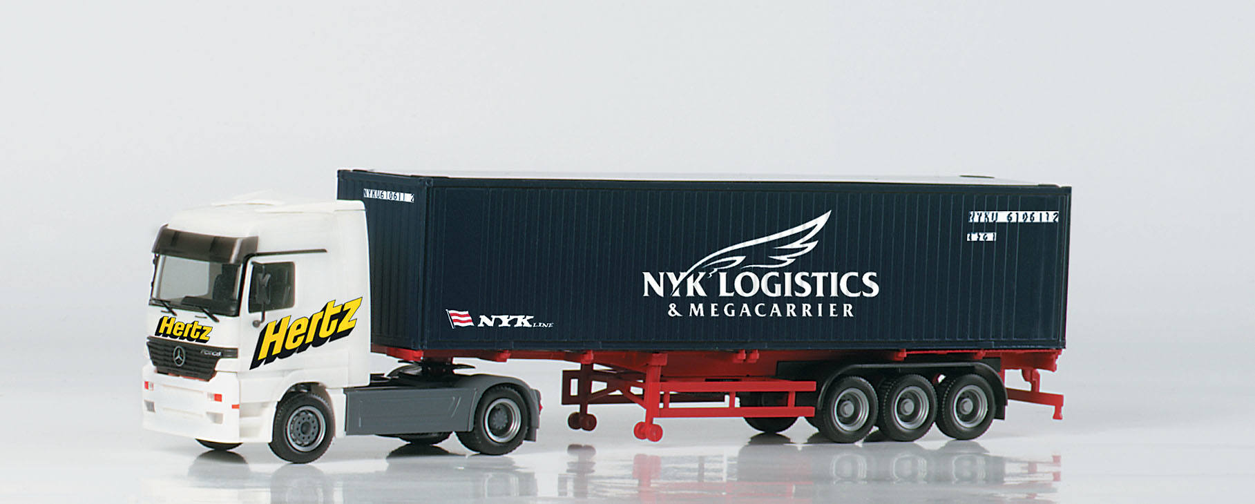 Mercedes-Benz Actros LH container semitrailer "Hertz/NYK"
