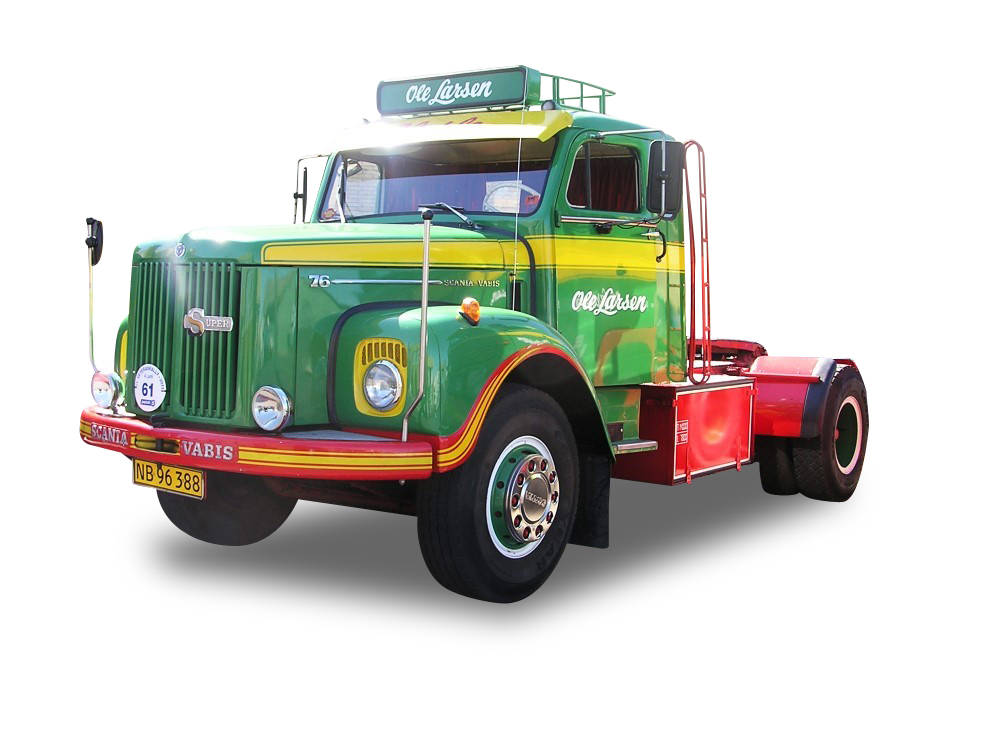 Scani L76 Bege rigid tractor "Ole Larsen"