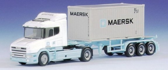 Scania Hauber '96 HL Container saddle train 2a/3a