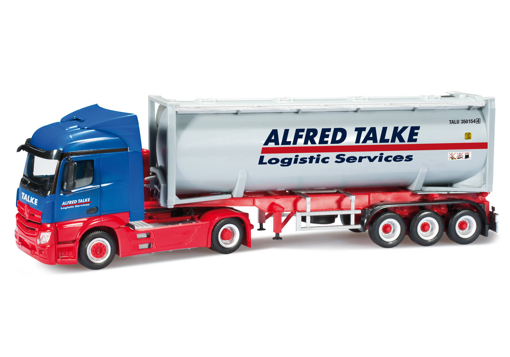 Mercedes-Benz Actros Streamspace 2.3 silo semitrailer "Talke"